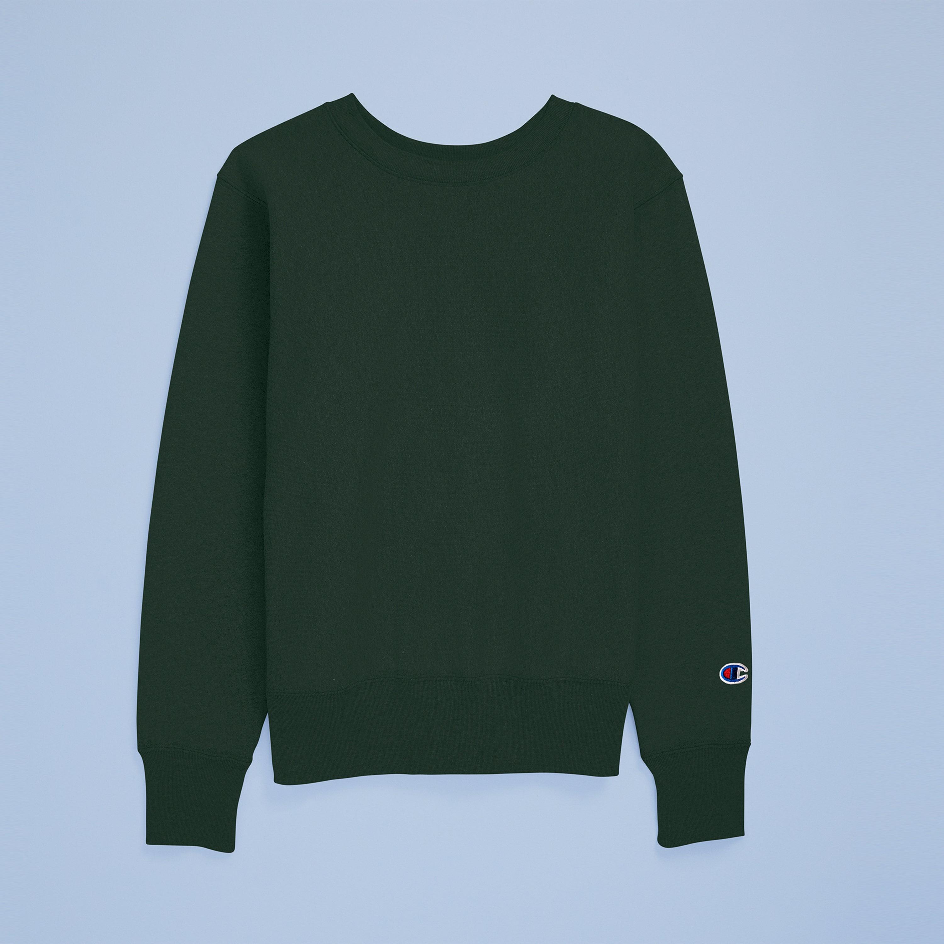 Mens Champion Reverse Weave Crewneck Sweatshirt, Made in USA Oxford Grey Heather L Product Image