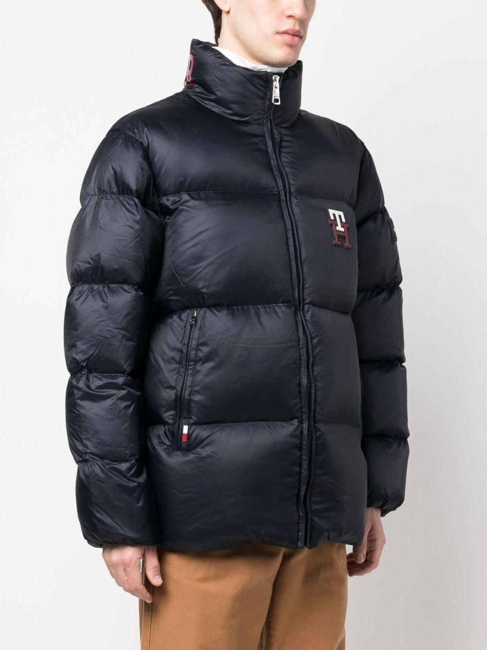 logo-patch down-padded gilet Product Image