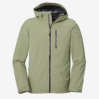 Men's Cloud Cap Stretch Waterproof Rain Jacket Product Image