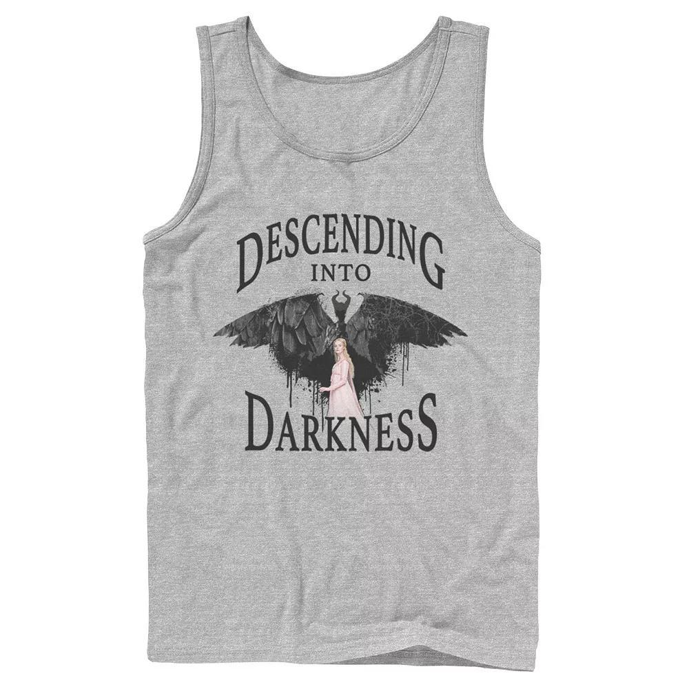 Disney's Maleficent Descending Into Darkness Men's Tee, Size: XXL, Athletic Grey Product Image