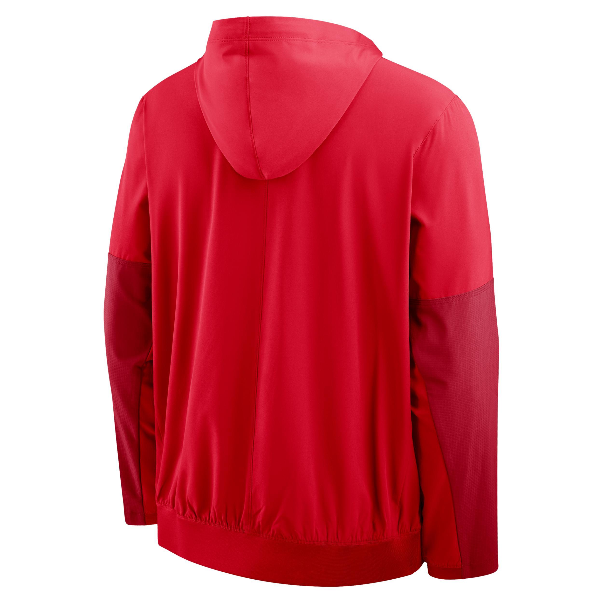 Georgia Anorak Men's Nike College 1/2-Zip Hooded Jacket Product Image