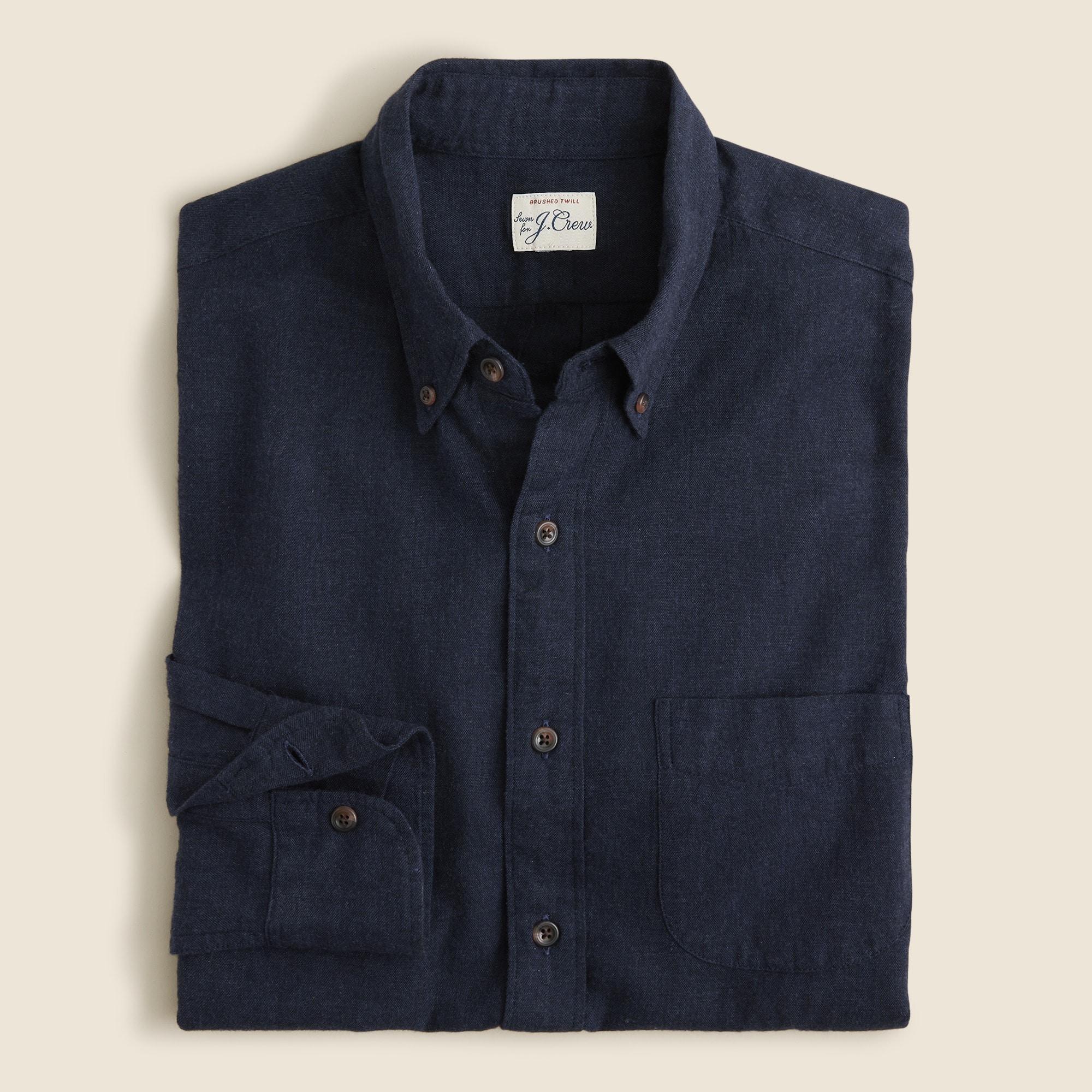 Brushed twill shirt Product Image