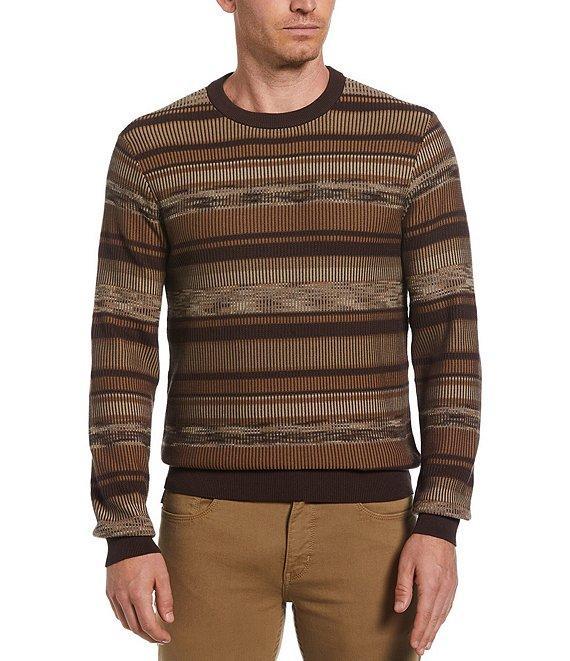 Perry Ellis Variegated Stripe Sweater Product Image