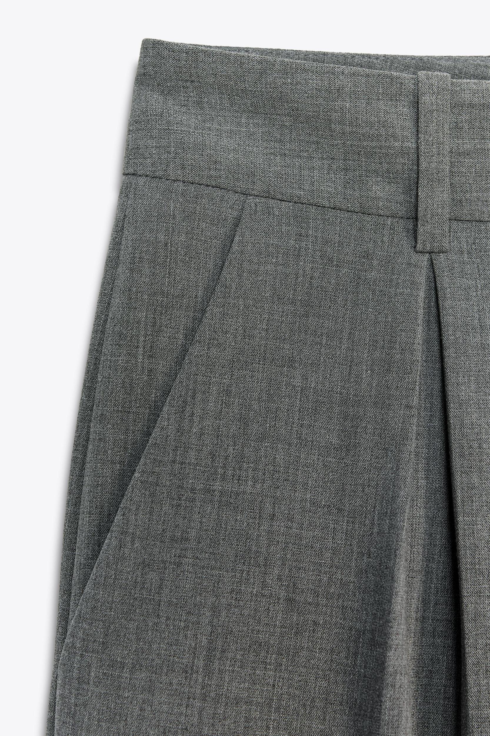PLEATED CHINO PANTS Product Image