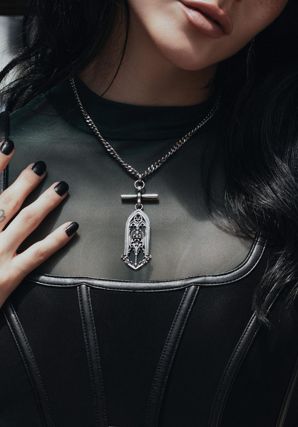 Gargoyle Gothic Pendant Necklace Product Image