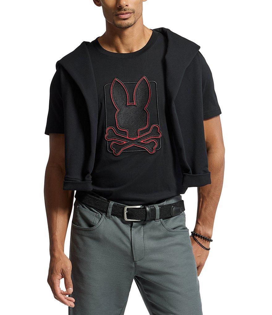 Psycho Bunny Pierce Embroidered Logo Short Sleeve T-Shirt Product Image