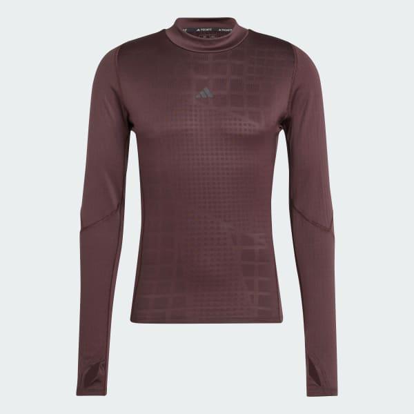 adidas Techfit COLD.RDY Training Long Sleeve Tee Black L Mens Product Image