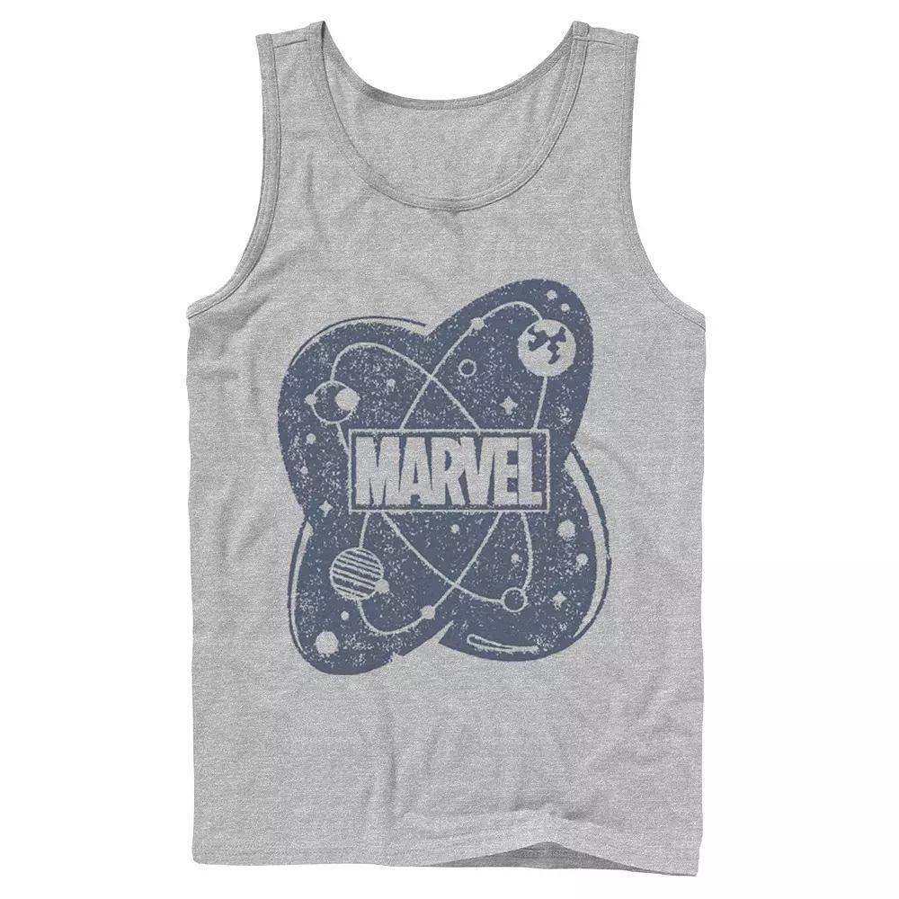 Mens Marvel Atom Logo Tank Top Athletic Grey Product Image