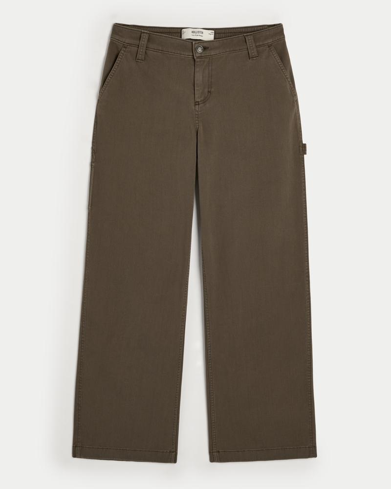 Low-Rise Baggy Carpenter Pants Product Image
