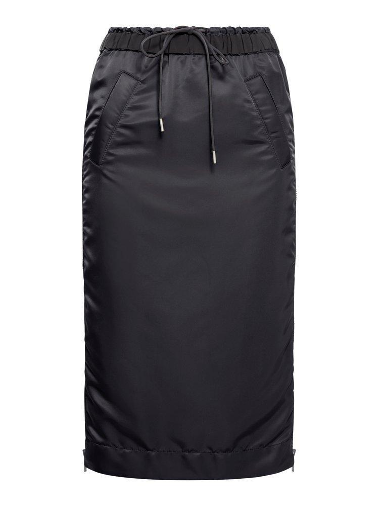 SACAI Nylon Twill Skirt In Black Product Image