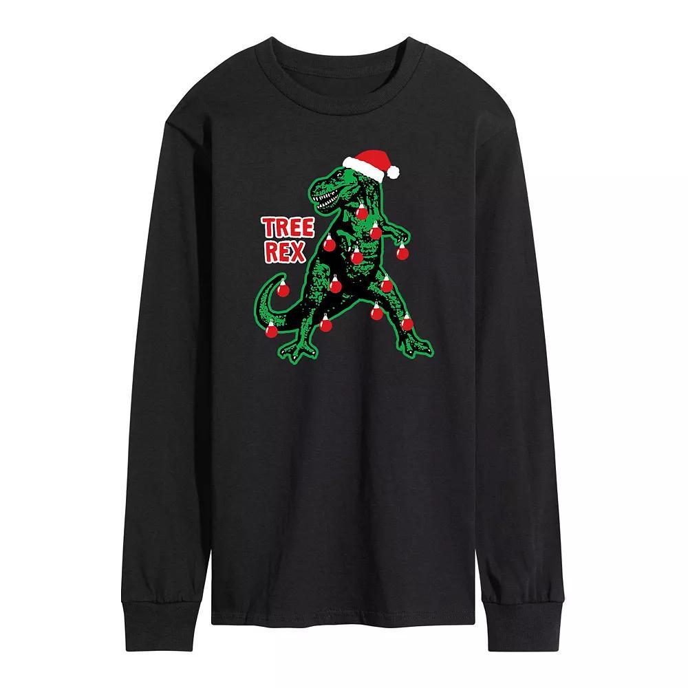 Men's Tree Rex Long Sleeve Tee, Size: Large, Black Product Image