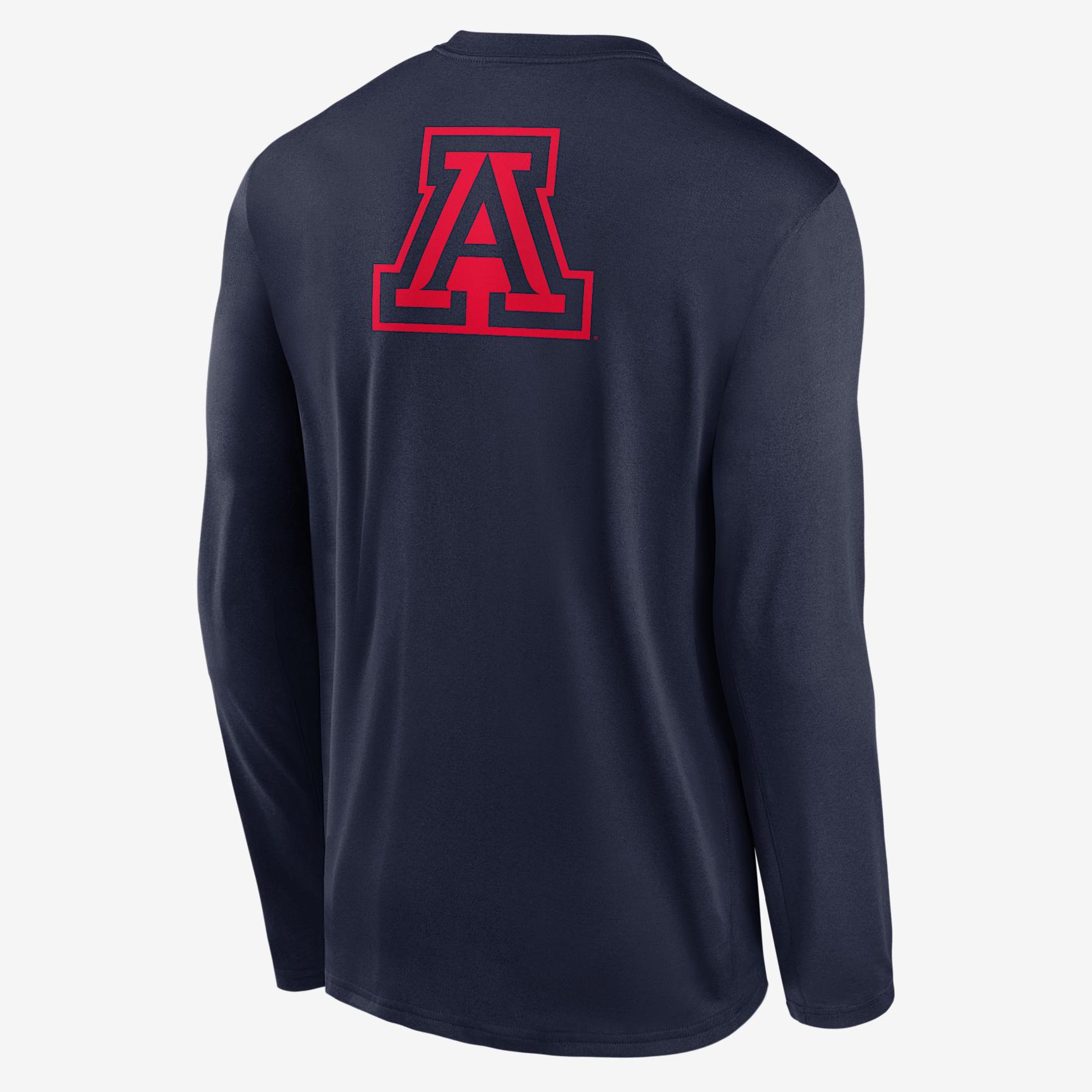 Arizona Primetime Legend 2-Hit Men's Nike Dri-FIT College Long-Sleeve T-Shirt Product Image