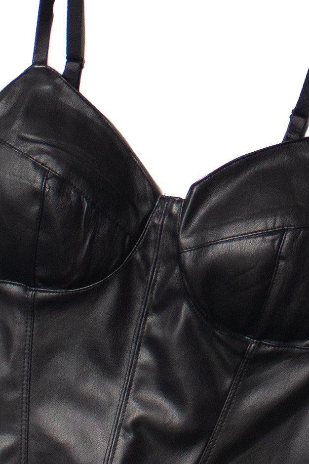Pleather Bustier Product Image