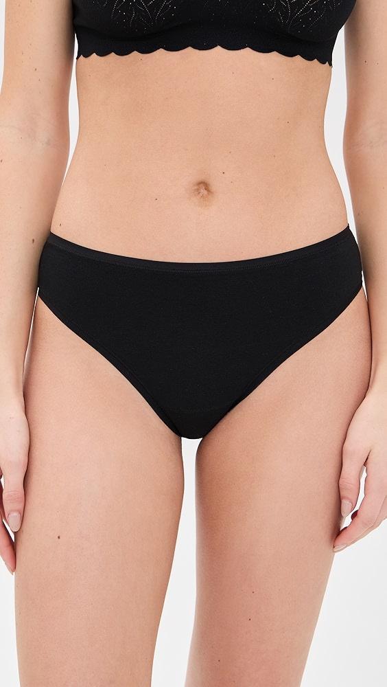 Natori Bliss Bare Cotton Thong 3-Pack | Shopbop Product Image
