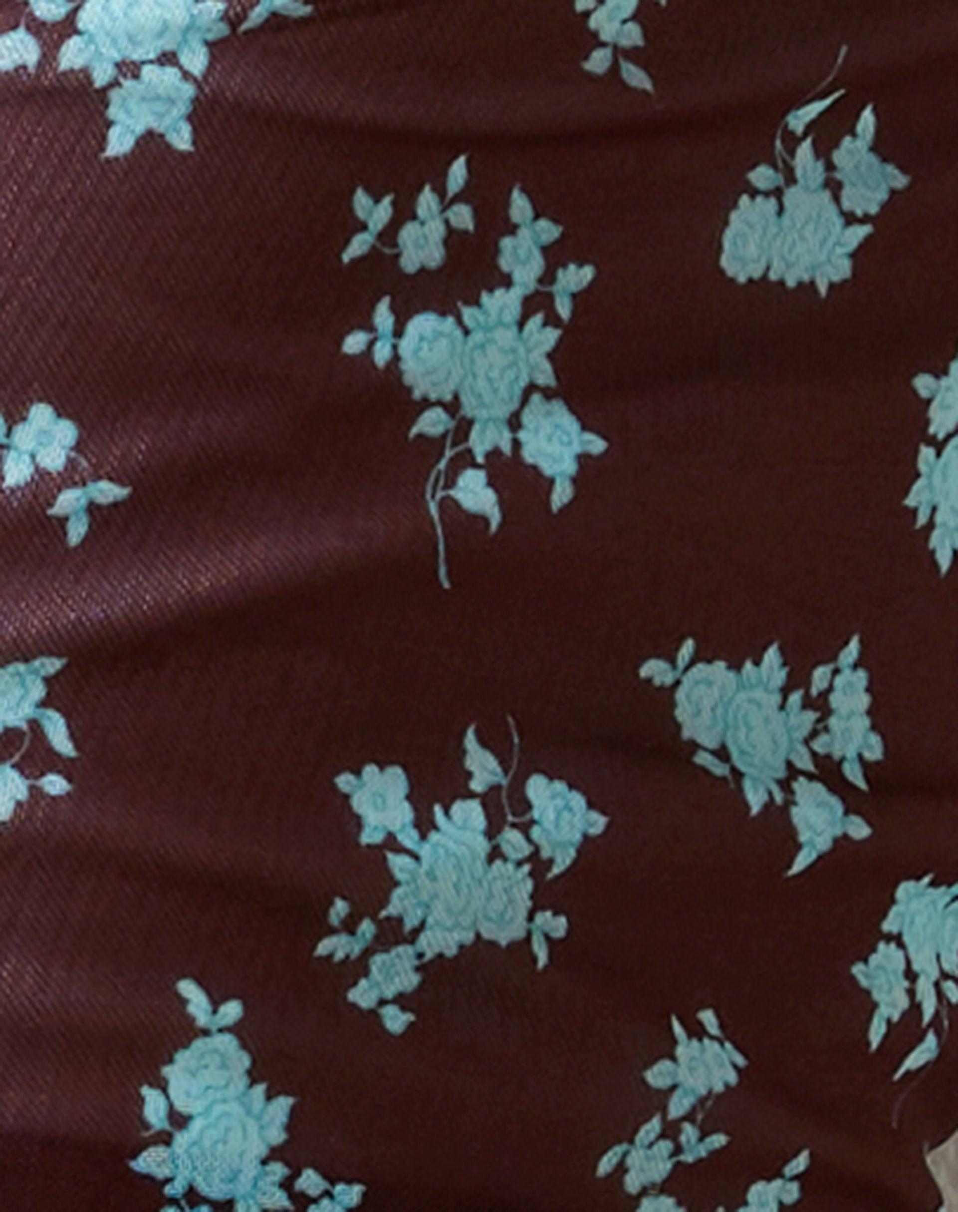 Lamaya Cardi in Femme Floral Blue and Brown Product Image
