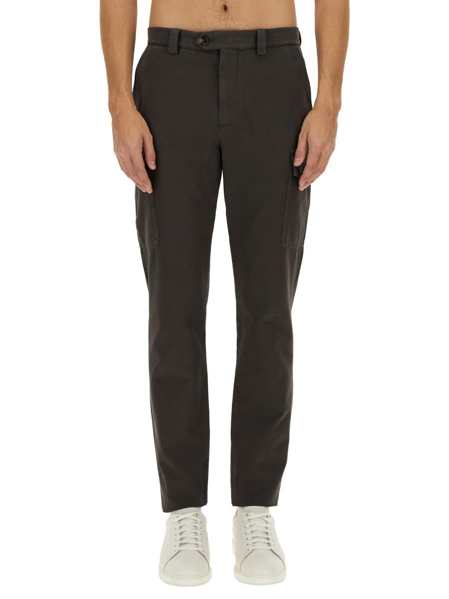 BRUNELLO CUCINELLI Belt-loop Casual Pants In Brown Product Image