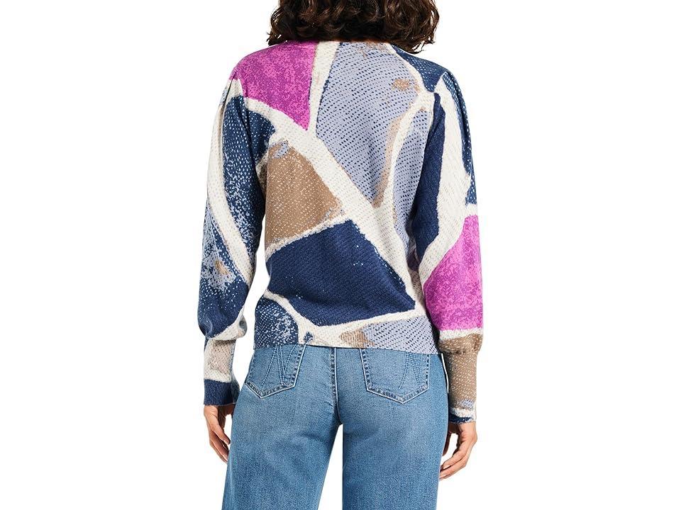 Nic+Zoe Printed Tiles Femme Sweater Product Image