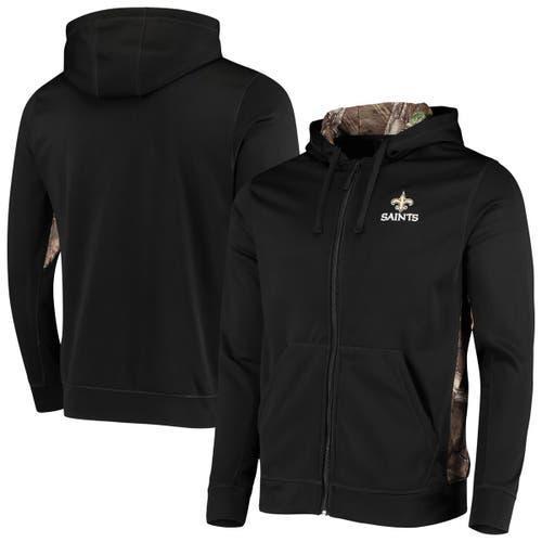 Men's Dunbrooke Black/Realtree Camo New Orleans Saints Decoy Tech Fleece Full-Zip Hoodie, Size: XL Product Image