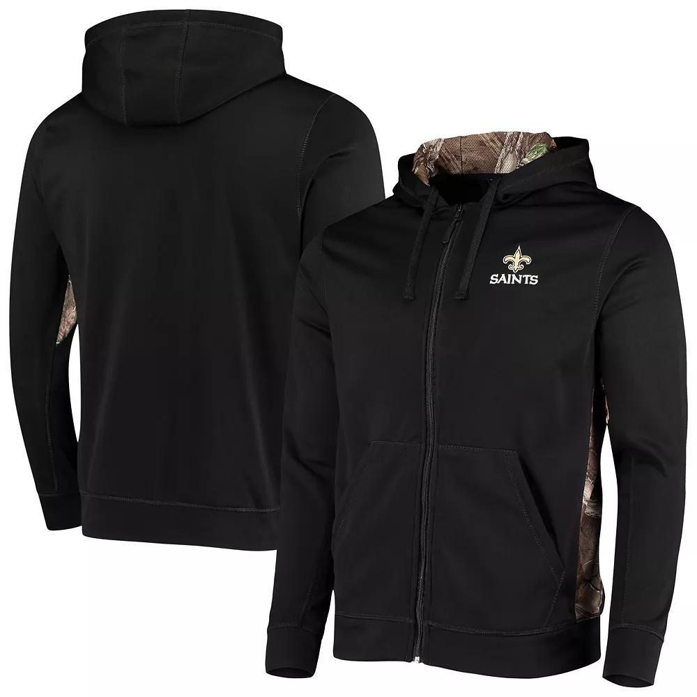Men's Dunbrooke Black/Realtree Camo New Orleans Saints Decoy Tech Fleece Full-Zip Hoodie, Size: XL Product Image