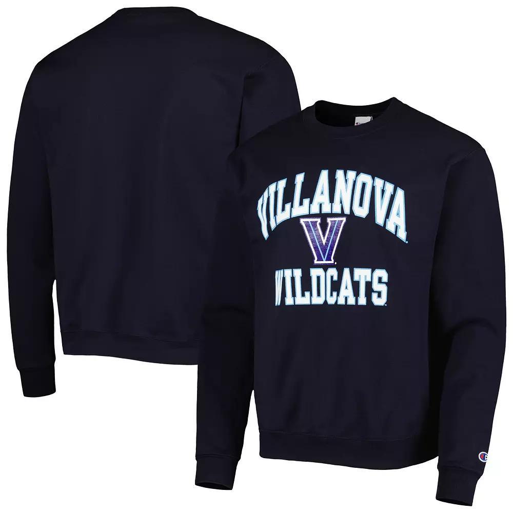 Men's Champion Navy Villanova Wildcats High Motor Pullover Sweatshirt, Size: XL, Blue Product Image