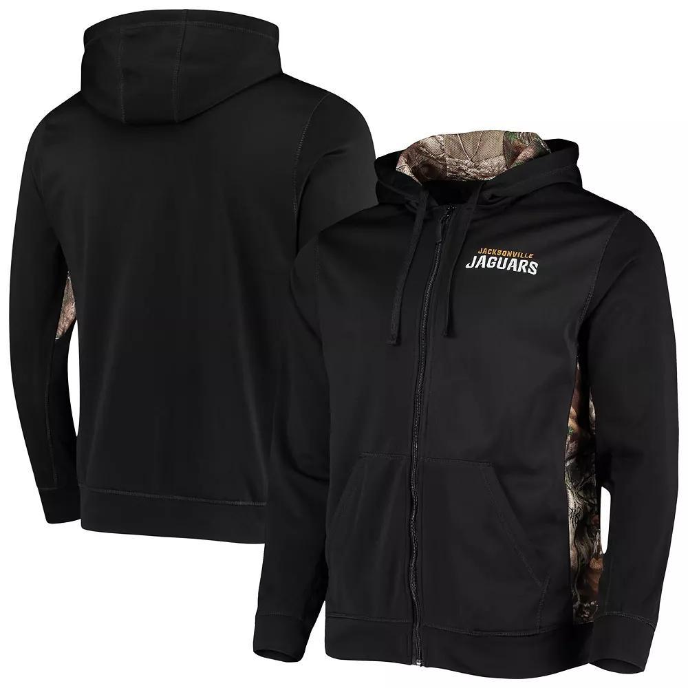 Men's Dunbrooke Black/Realtree Camo Jacksonville Jaguars Decoy Tech Fleece Full-Zip Hoodie, Size: 5XL Product Image
