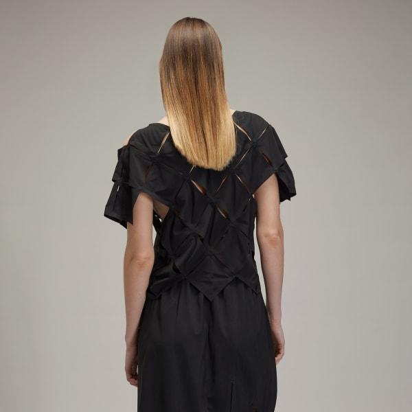 adidas Y-3 Puzzle Top Dark Blue M Womens Product Image