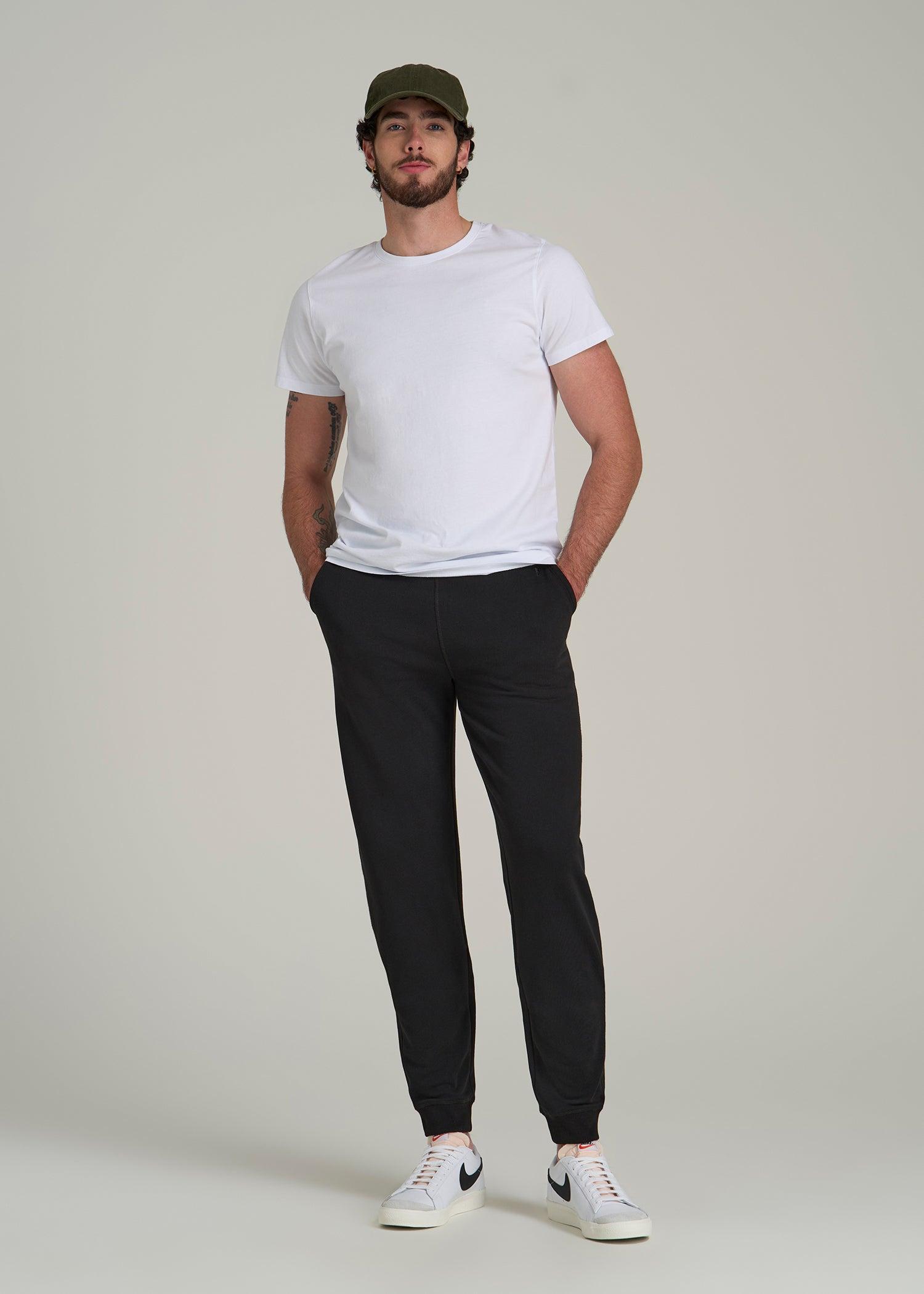 Wearever 2.0 Fleece Joggers for Tall Men in Black Product Image