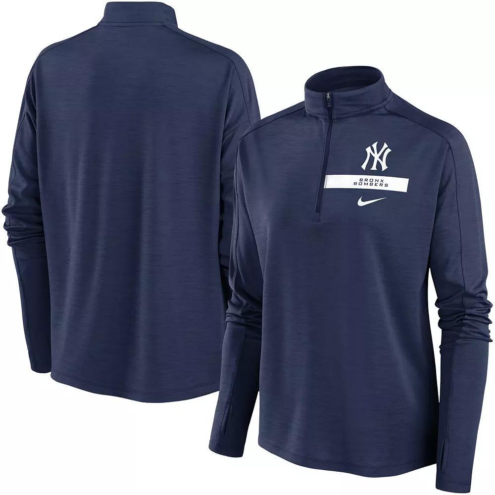 Women's Nike Black Pittsburgh Pirates Primetime Local Touch Pacer Quarter-Zip Top, Size: XS Product Image