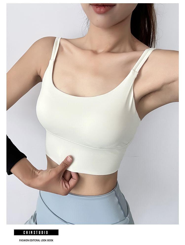 Plain Sport Bra Top Product Image