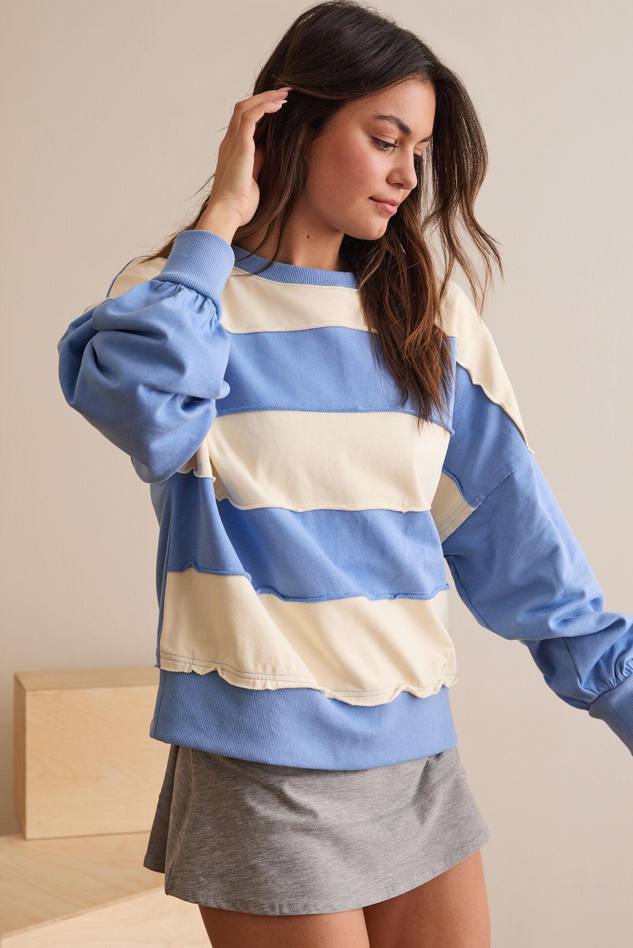 Breakout Striped Long Sleeve Top Product Image