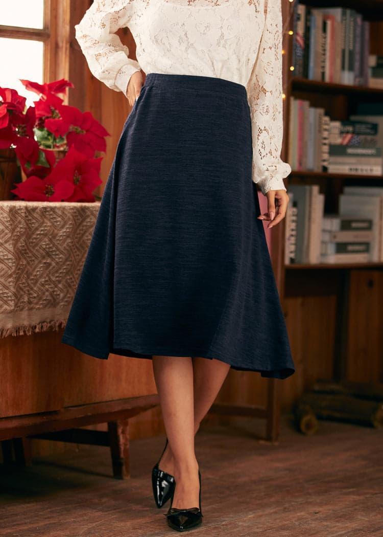 Excellence Attained Knit Midi Skirt Product Image