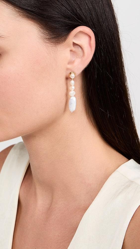 AGMES Short Emmanuelle Earrings | Shopbop Product Image