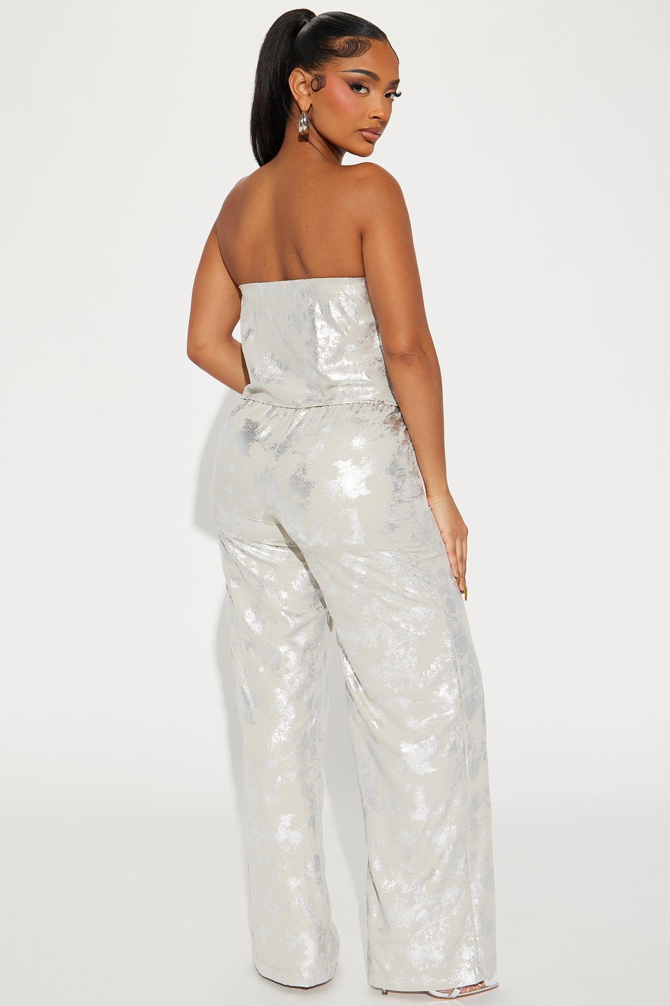 Ethereal Babe Pant Set - Silver Product Image