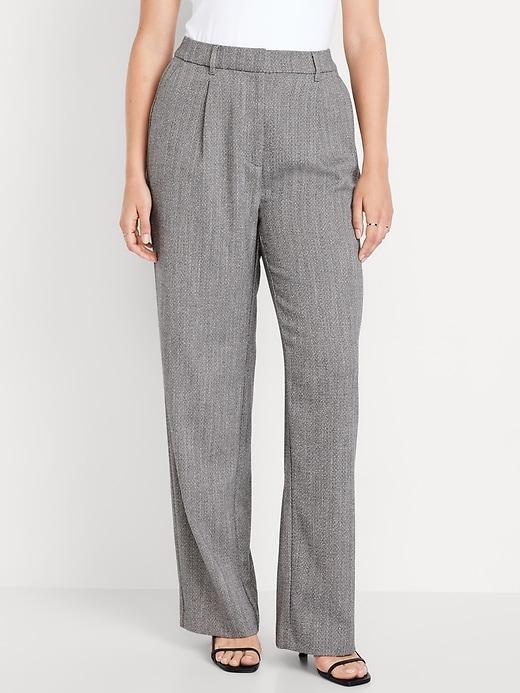 Extra High-Waisted Taylor Trouser Wide-Leg Pants Product Image