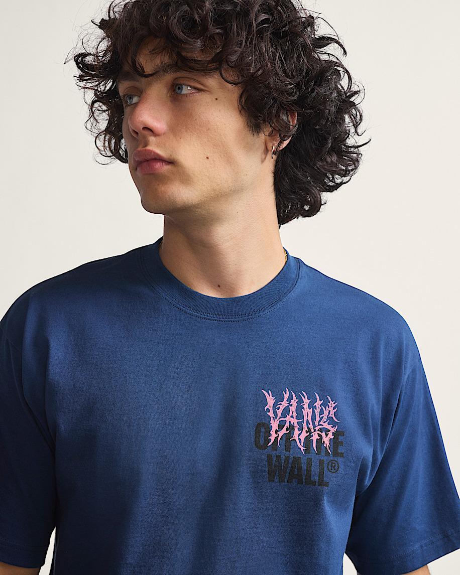 Metal Wall T-Shirt in Navy Blue| Vans US Product Image