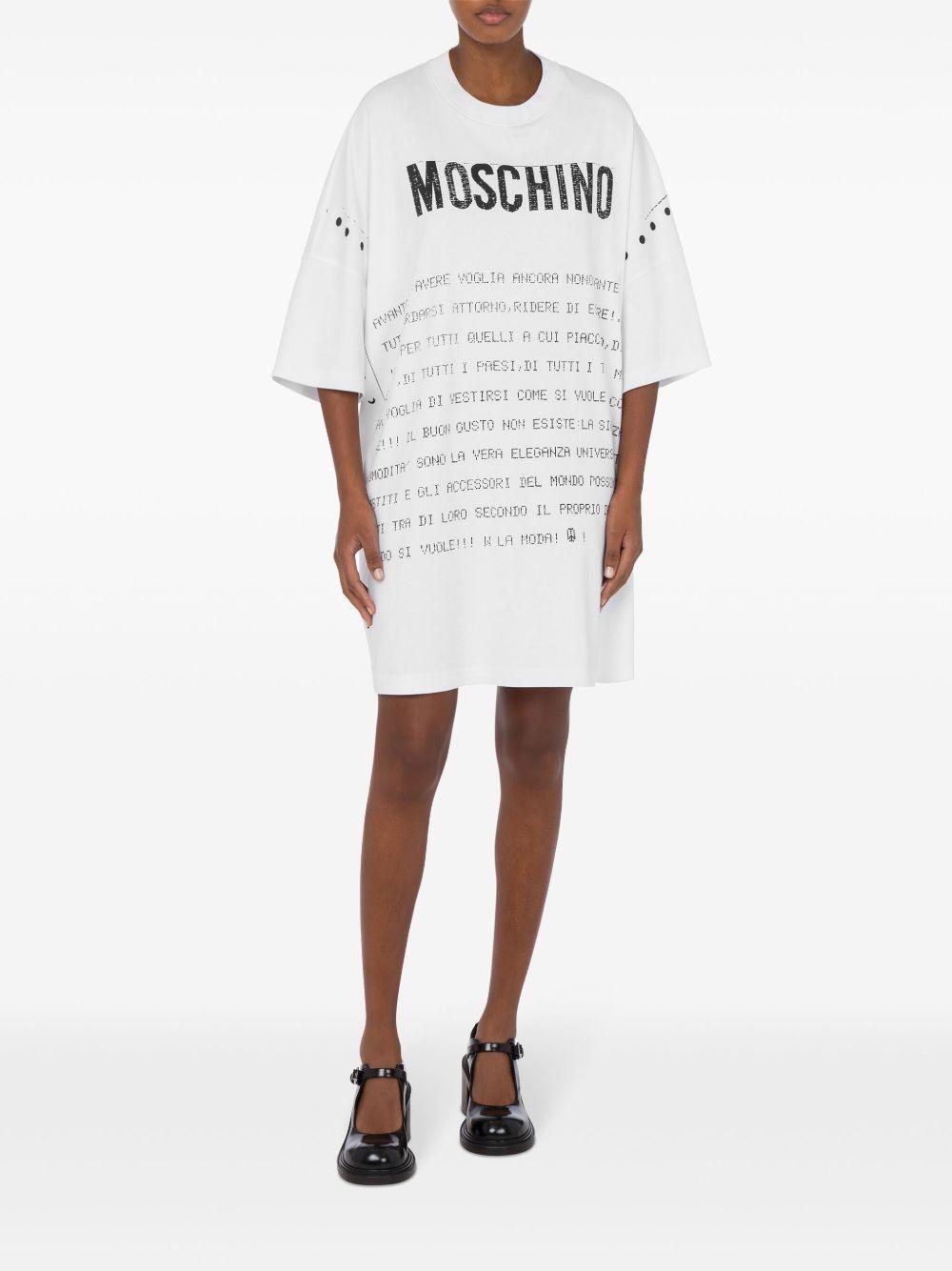 logo-print mini dress Product Image