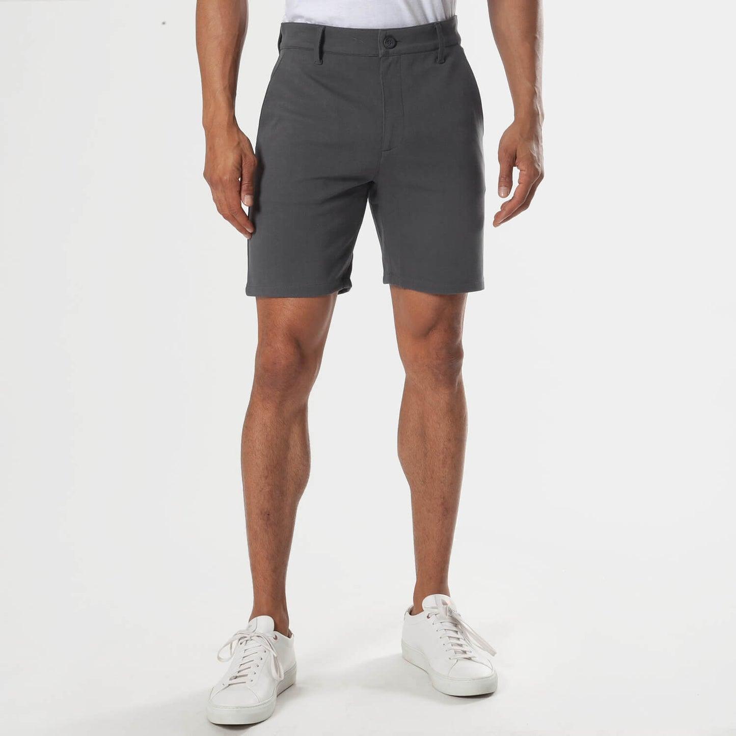 True Classic 7" Carbon Comfort Knit Men's Chino Shorts Product Image