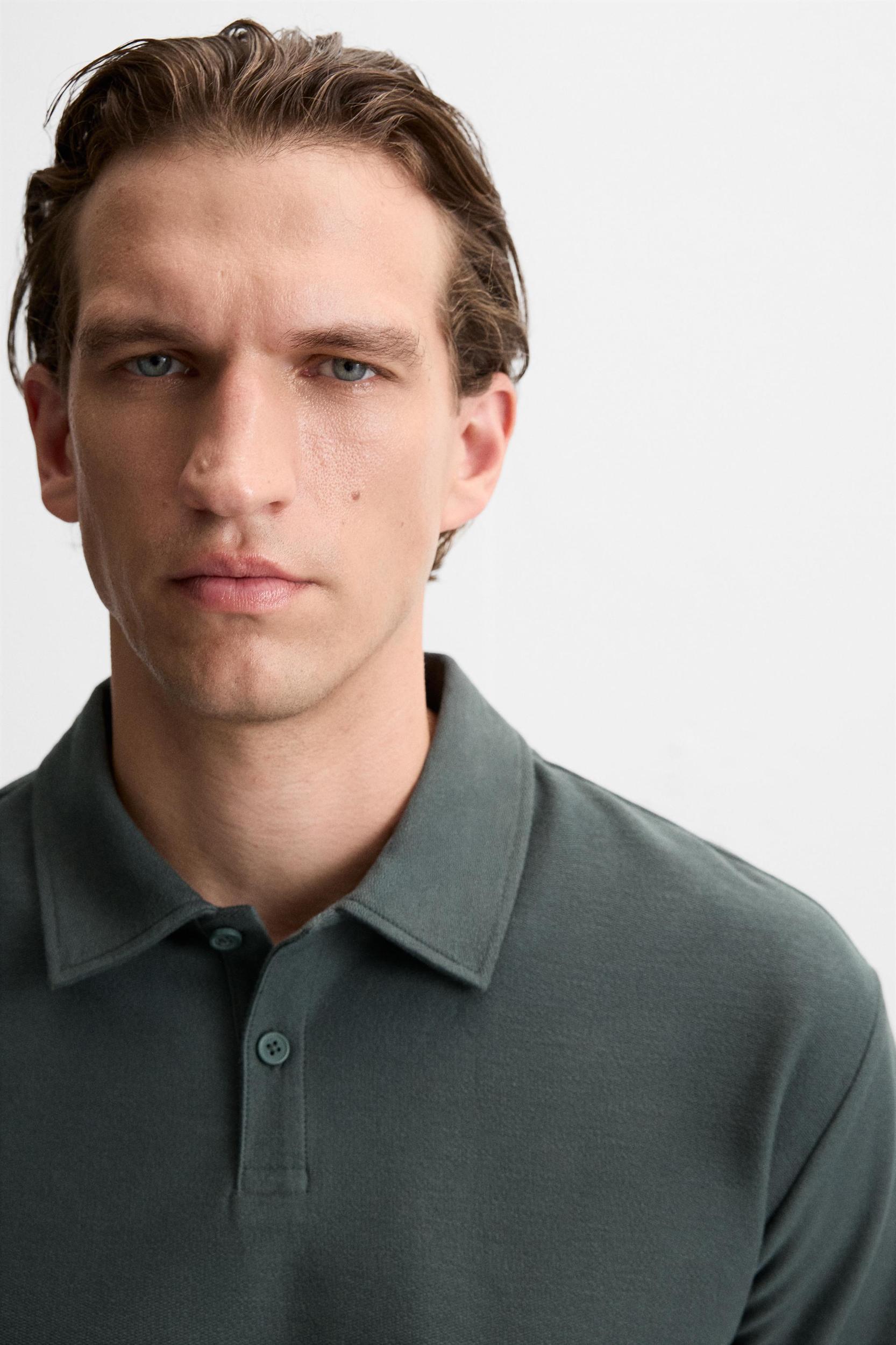 TEXTURED POLO Product Image
