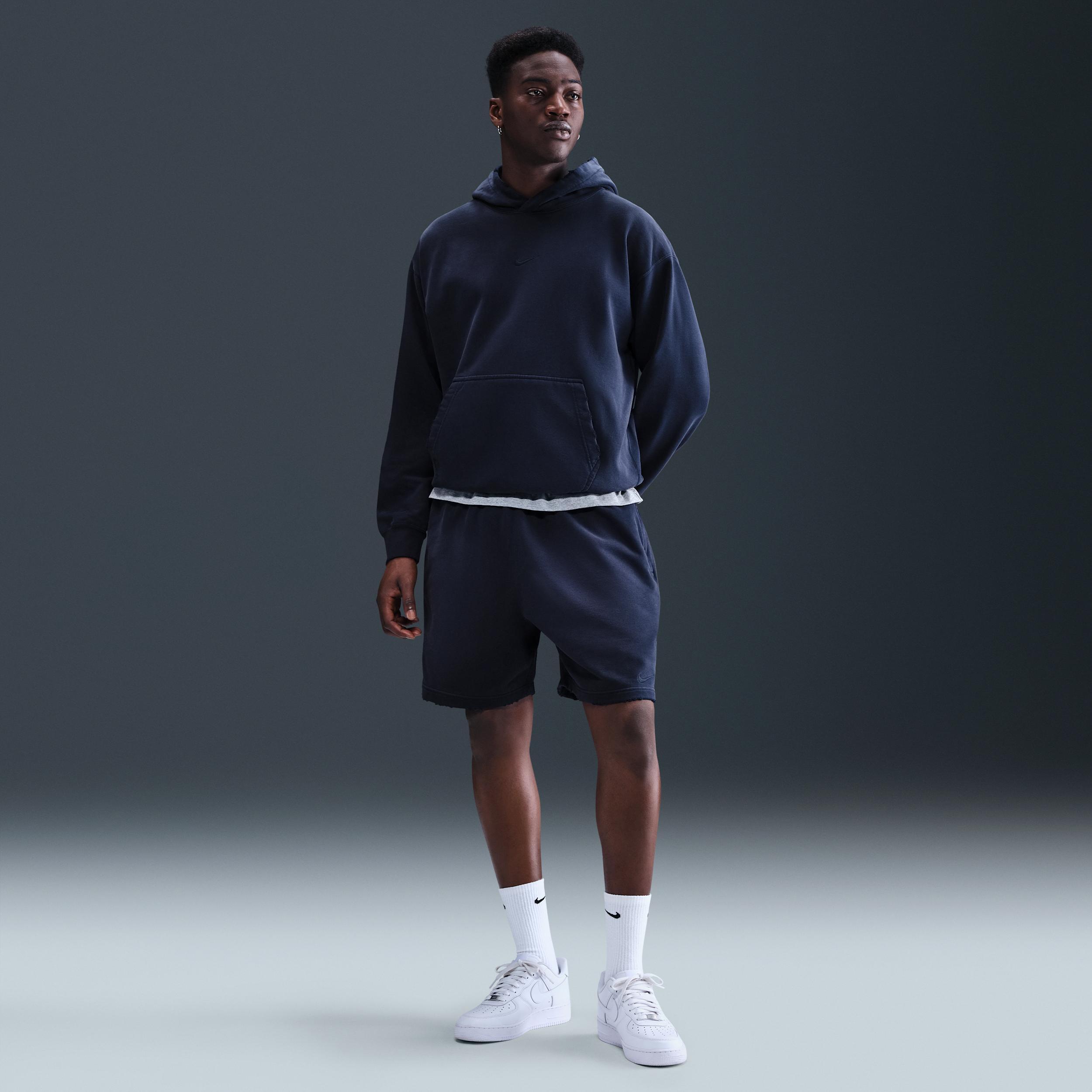 Nike Men's Solo Swoosh French Terry Pullover Hoodie Product Image