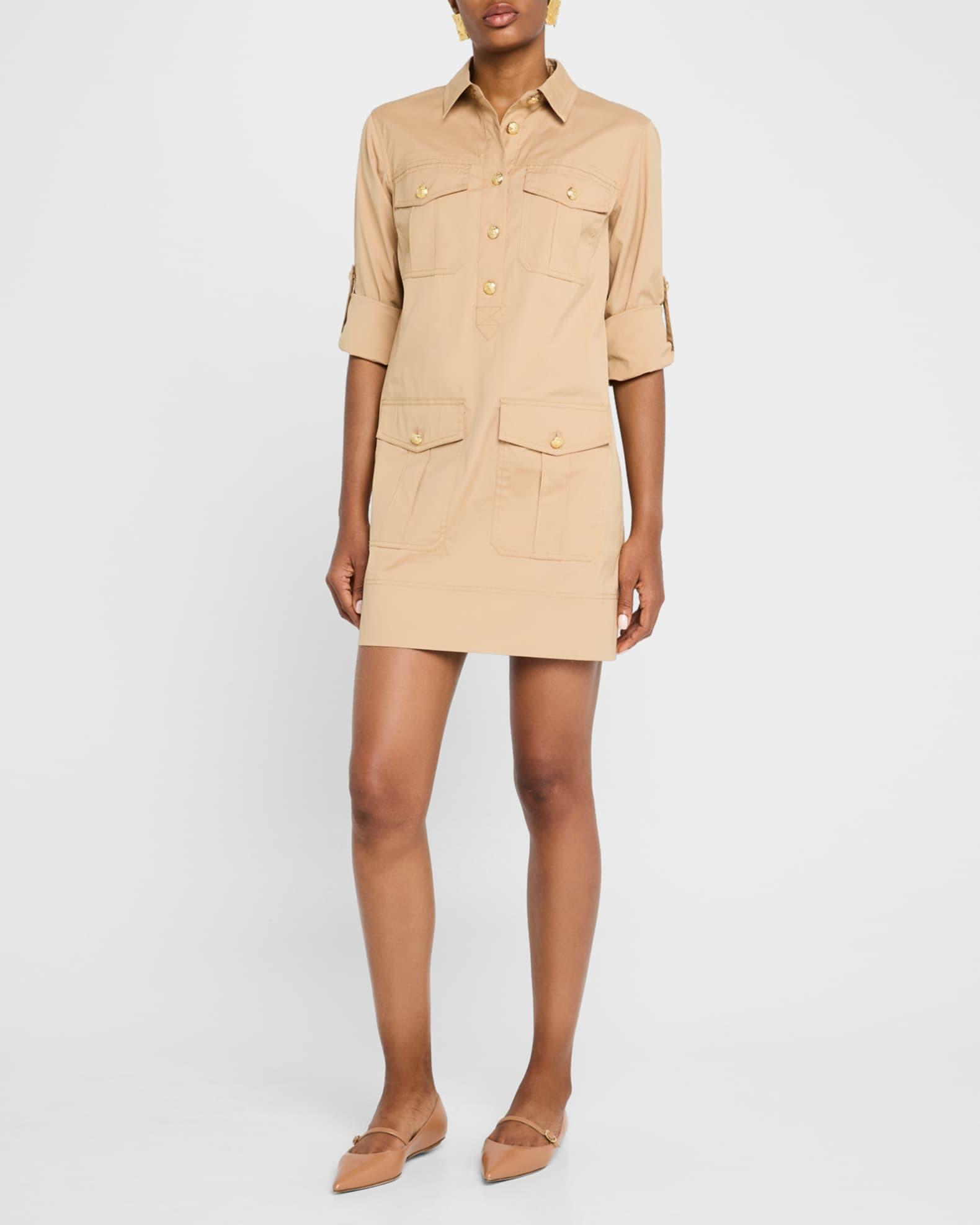 Saude Long-Sleeve Shirtdress Product Image