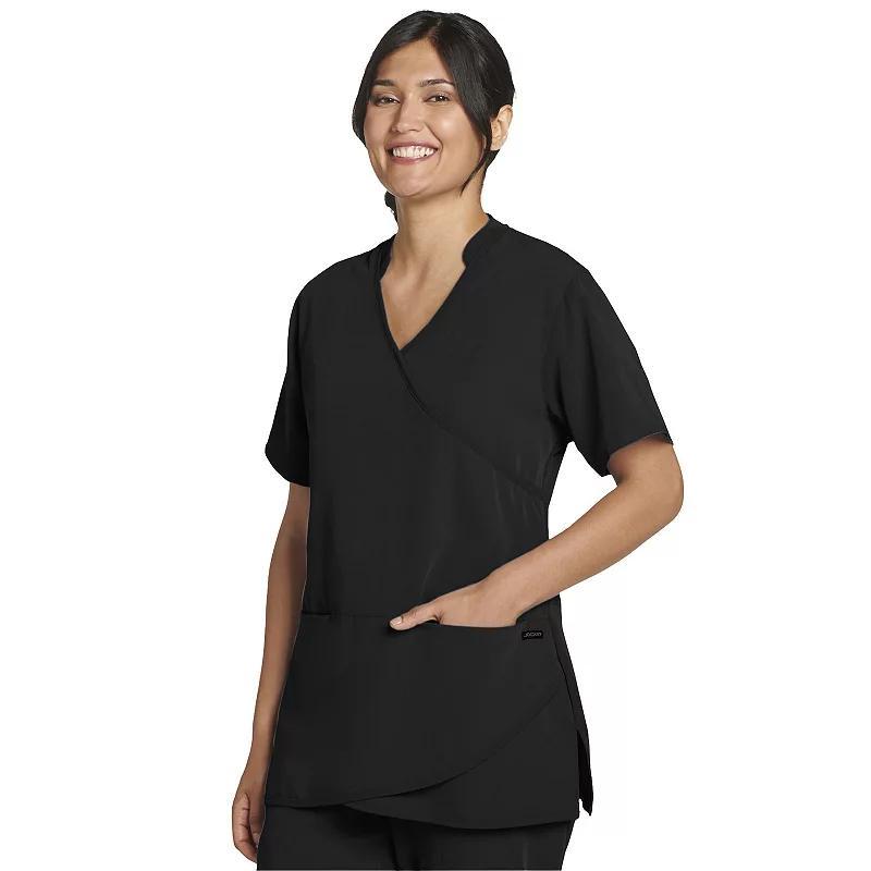 Women's Jockey Scrubs Petal Wrap Top 2482, Size: XX Small, New Blue Product Image