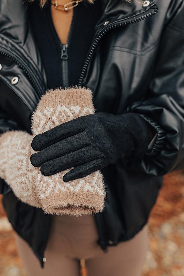 Cool Touch Tech Gloves in Taupe Product Image