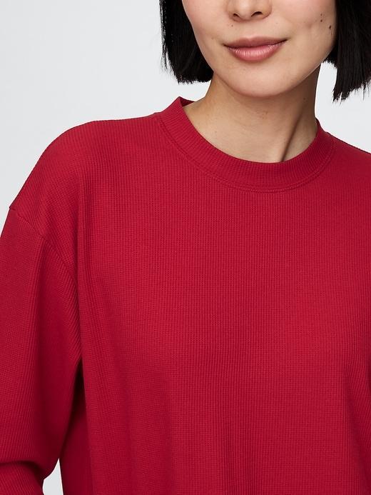 Oversized Waffle T-Shirt Product Image