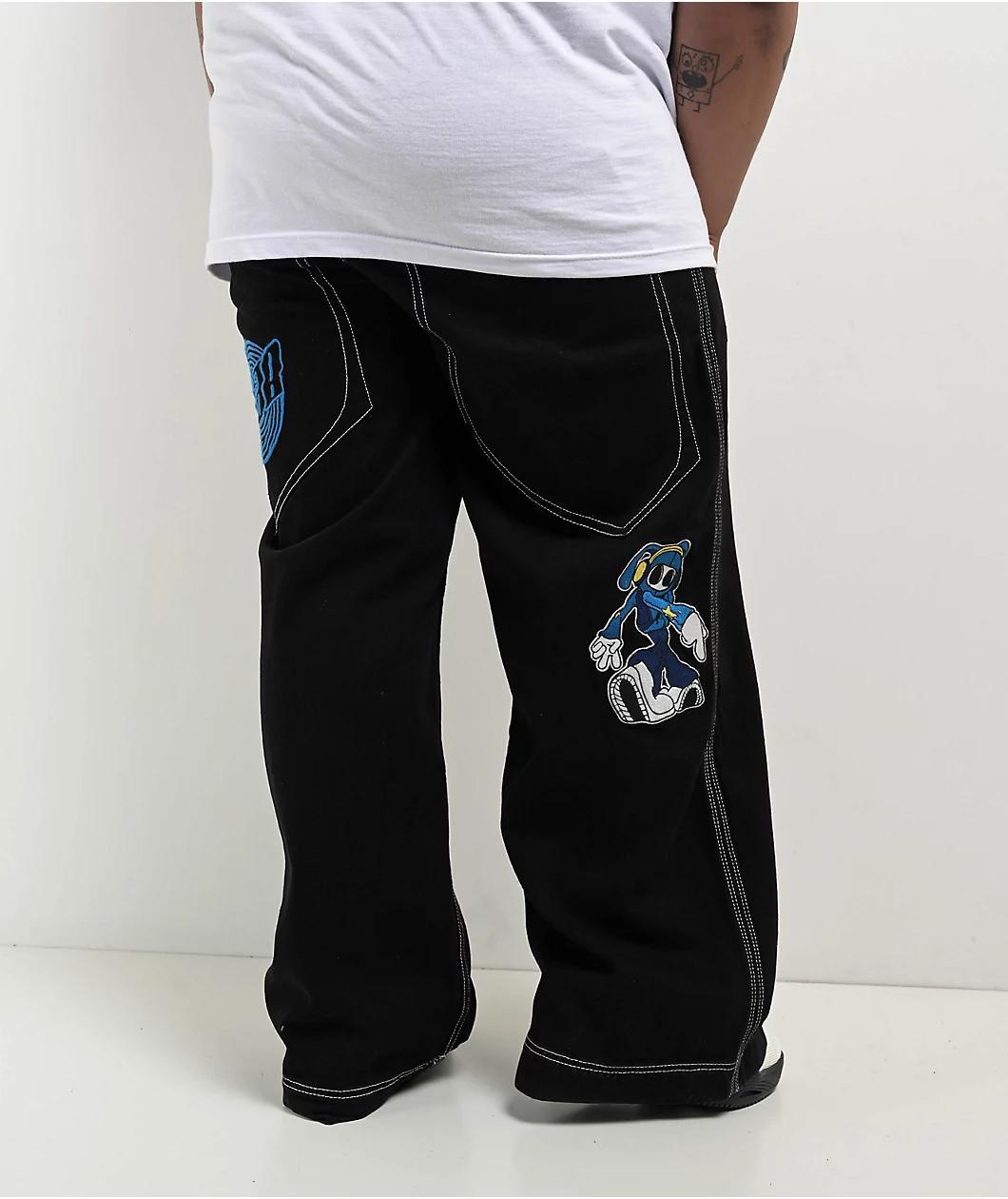 Empyre Brown Wash Ultra Loose Skate Jeans Product Image