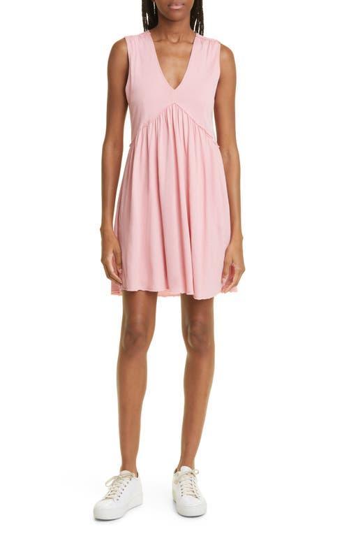 Sleeveless V-Neck Pleated Mini Dress Product Image