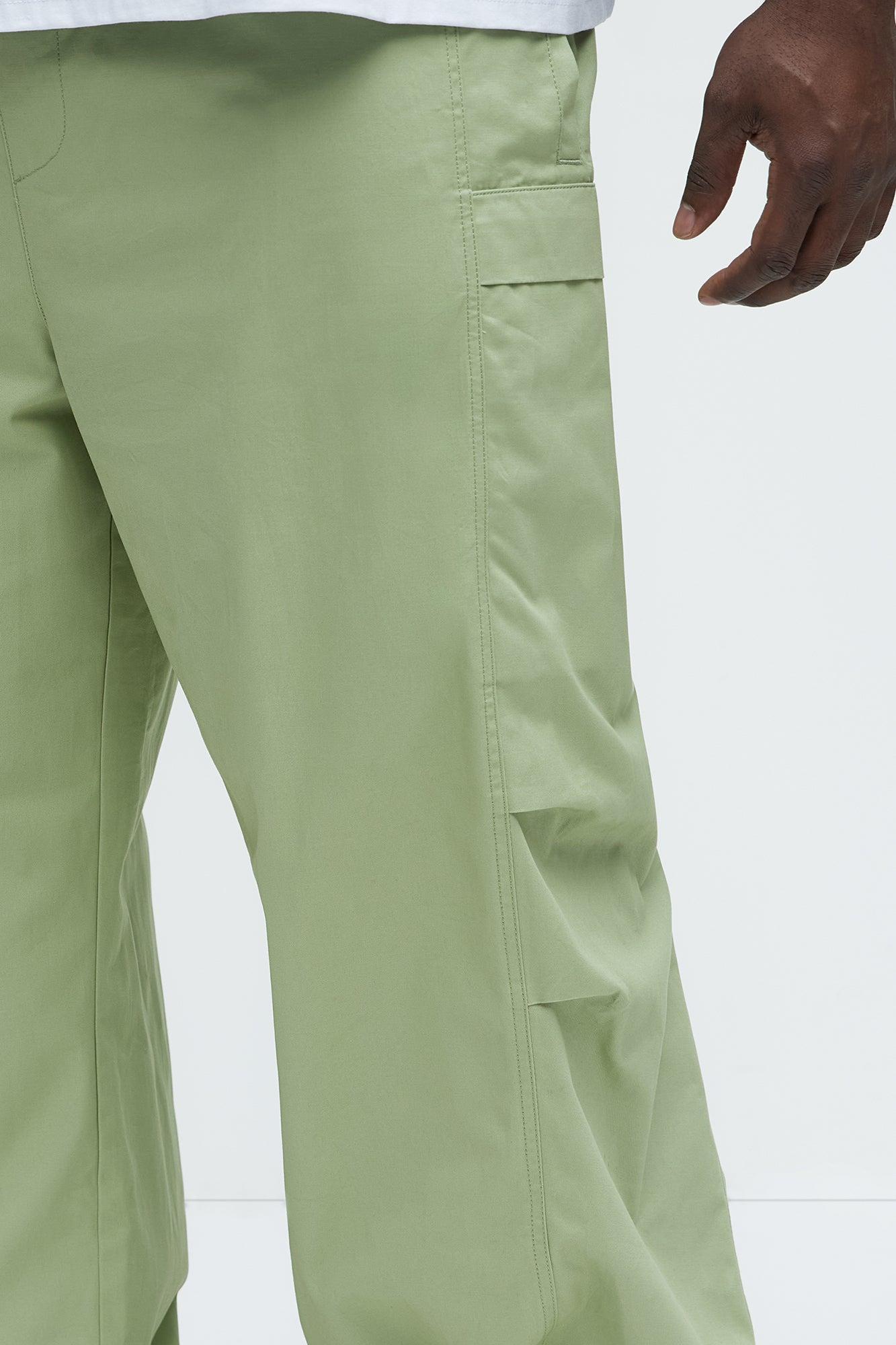 Baggy Chase Utility Cargo Pants - Sage Product Image