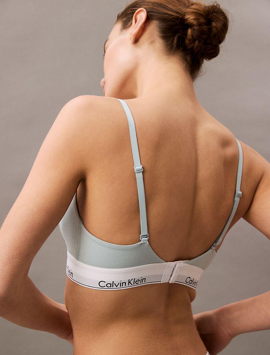 Icon Cotton Modal Lightly Lined Triangle Bralette Product Image