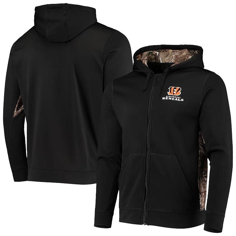 Mens Dunbrooke /Realtree Camo Cincinnati Bengals Decoy Tech Fleece Full-Zip Hoodie Product Image
