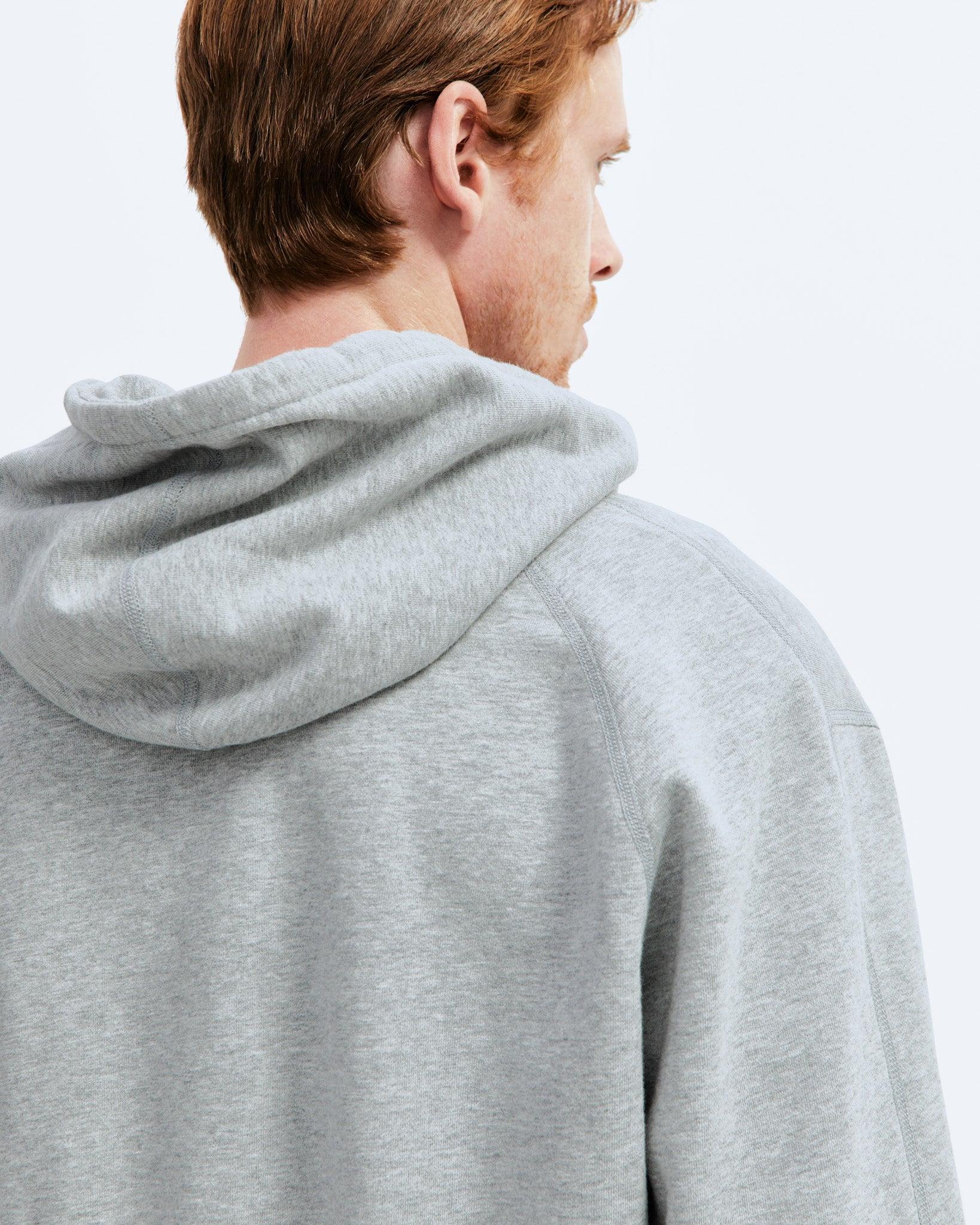 Midweight Terry Classic Full Zip Hoodie - Vault Male Product Image