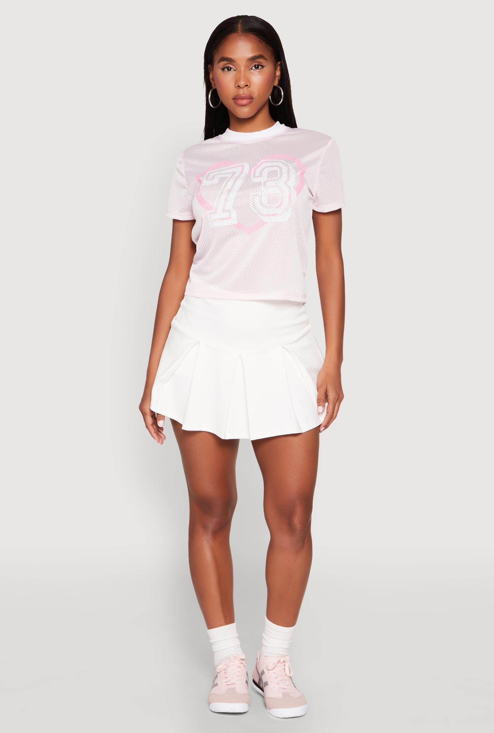 Womens Graphic Jersey Top Product Image